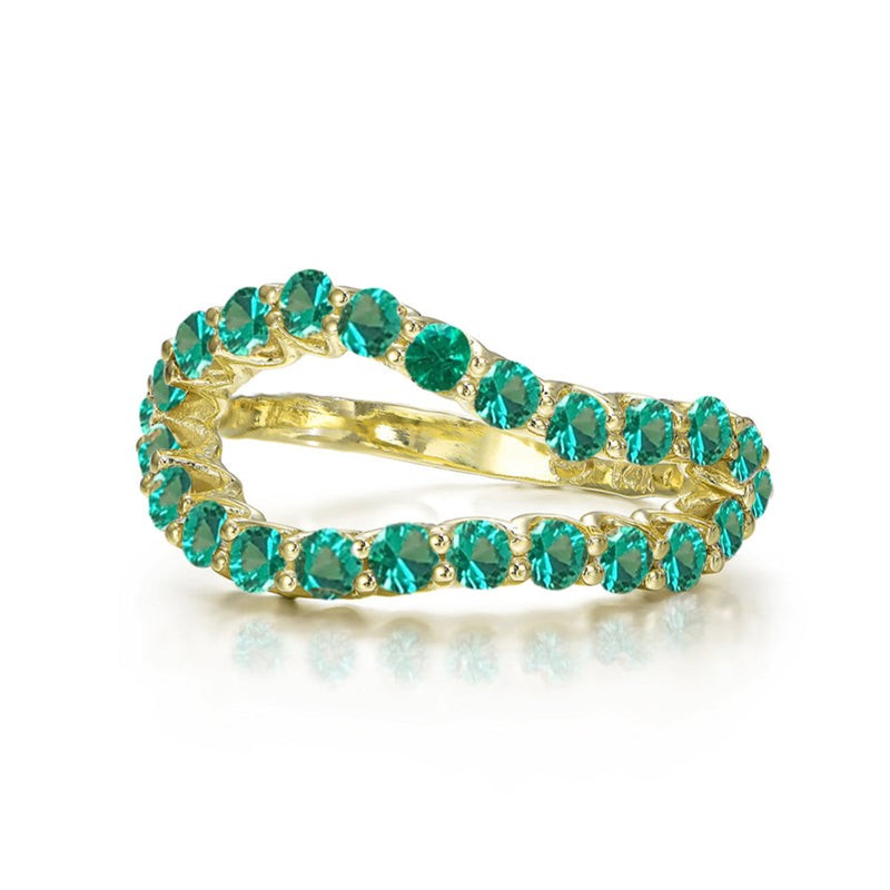 Adama Infinity Emerald Ring