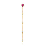 Lola earring - Ruby