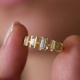 Milky Way Baguette Diamond Ring