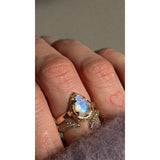 Mini Mystic spell Ring- Moonstone