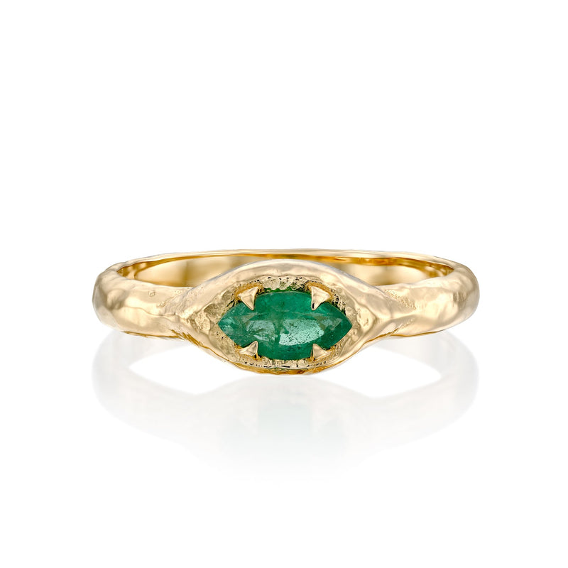 Mystic eden marquise Ring- Emerald