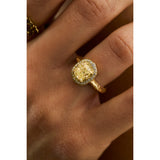 One-of-a-Kind Cushion-Cut Diamond Halo Ring 2.03 ct in 14K Gold
