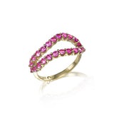 Adama Infinity Pink Sapphires Gradient Ring