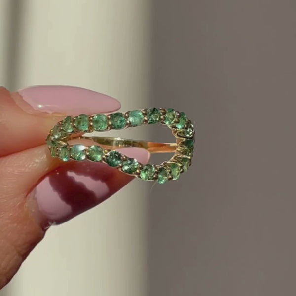 Adama Infinity Emerald Ring
