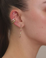 Dia Earrings - Pink Tourmaline & Diamond