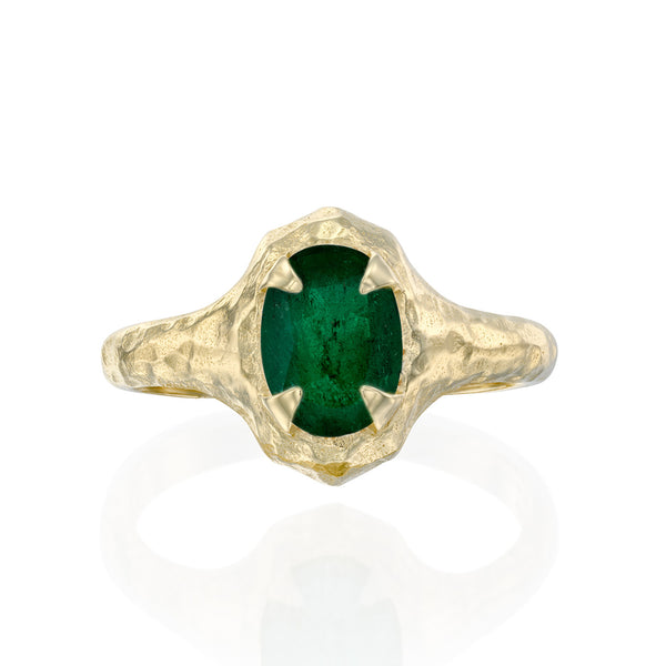 Mystic Temple Ring- Emerald