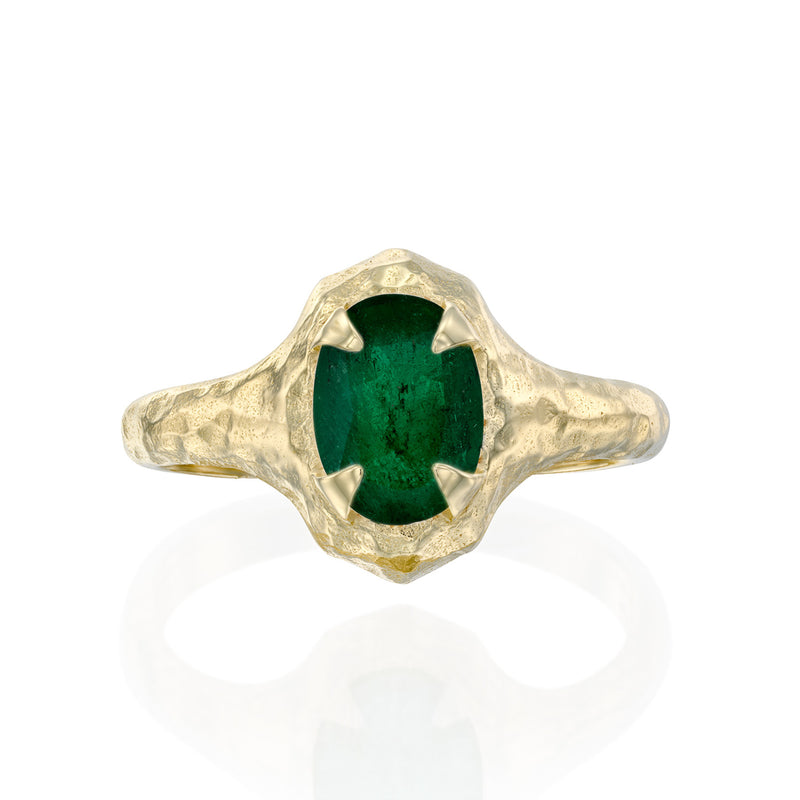 Mystic Temple Ring- Emerald