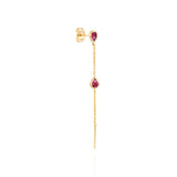 Twilight Earring- Ruby