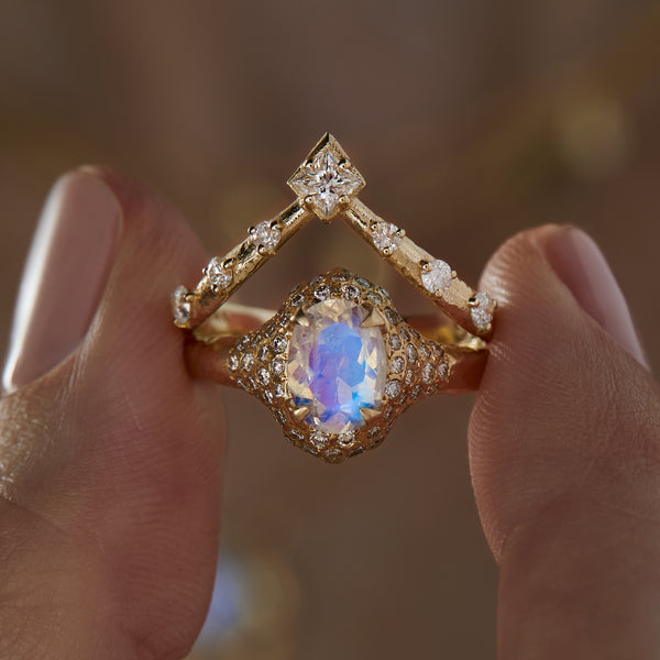 Mystic Temple Ring- Moonstone