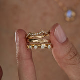 Milky way ring & diamonds