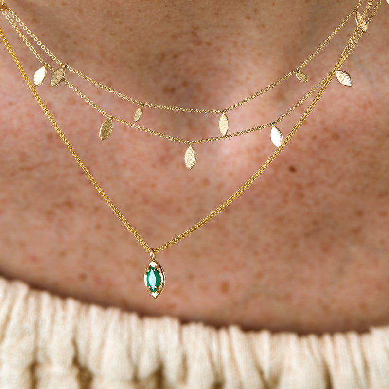 Hera Necklace- Emerald