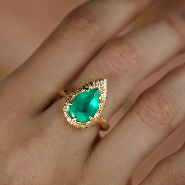 Mystic Eden Emerald Ring