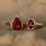 Mystic Eden Ring- Pink Tourmaline