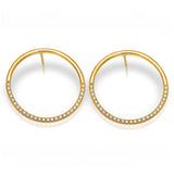Victoria hoops - 14K Gold - Danielle Gerber Freedom Jewelry