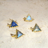 Hecate Triangle Ring - Lapis - Danielle Gerber Freedom Jewelry