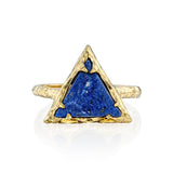 Hecate Triangle Ring - Lapis - Danielle Gerber Freedom Jewelry