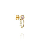 Bhagsu Earring & Morganite  - one of a kind