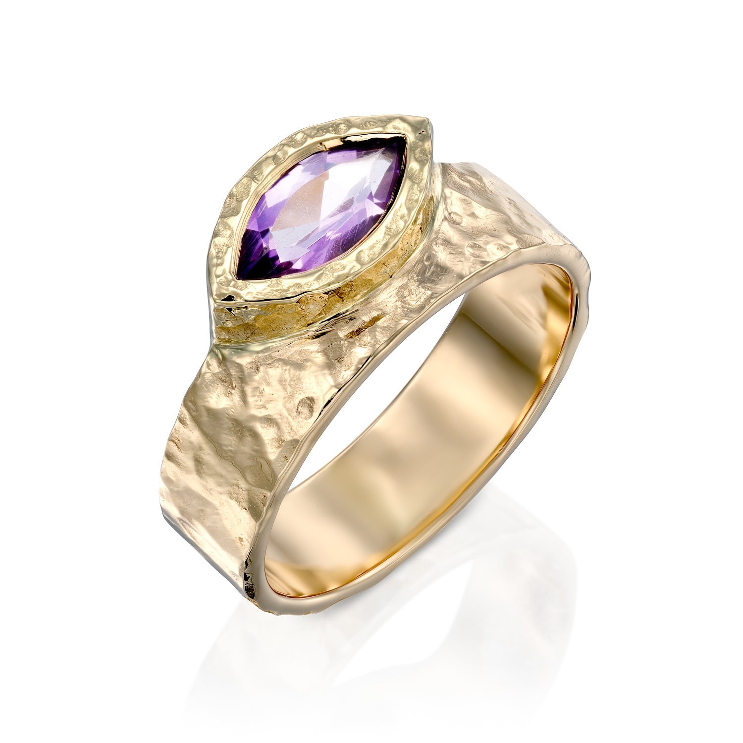 Lala Rind Lala Ring - Amethyst – IL Danielle Gerber Freedom Jewelry