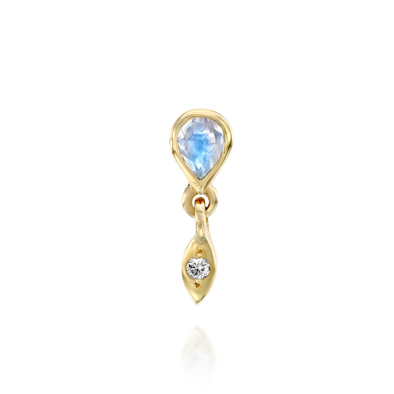 Joann earring - Moonstone