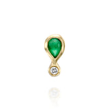 Jolene earring - Emerald & diamond