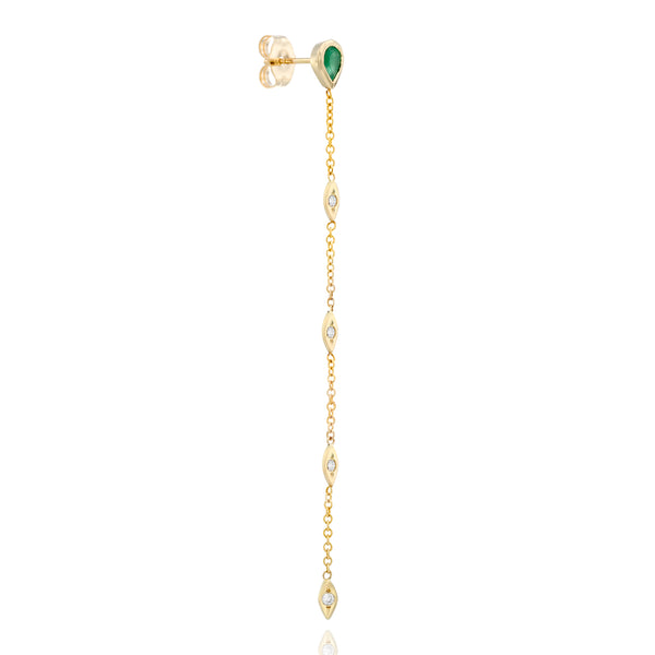 Lola earring - Emerald