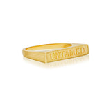 UNTAMED ring - matt gold - Danielle Gerber Freedom Jewelry