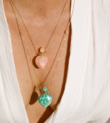 potion bottle - Amazonite Heart - 14K gold - Danielle Gerber Freedom Jewelry