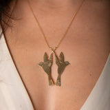 Flying Doves Necklace - Danielle Gerber Freedom Jewelry