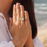Theia Ring - Green Fluorite - Danielle Gerber Freedom Jewelry