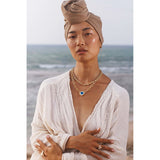 Inanna Links Necklace - Labradorite & Diamonds - Danielle Gerber Freedom Jewelry