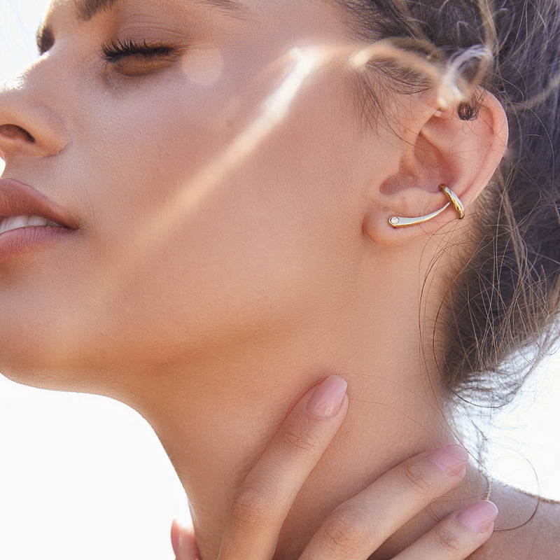 Comet Ear Climber & Diamond - Danielle Gerber Freedom Jewelry