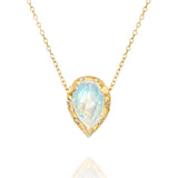 Gold Eden Necklace - Moonstone - Danielle Gerber Freedom Jewelry